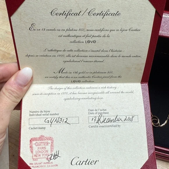 Cartier Love Pendant - Picture 4 of 12